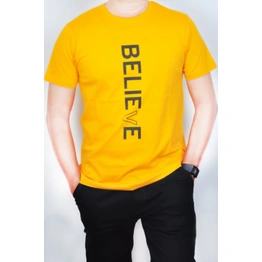 ALVIN JONES- Men's Cotton T-Shirt(P20) (Medium) Yellow