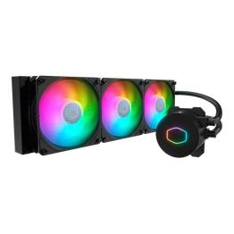 Cooler Master MasterLiquid ML360L ARGB V2 CPU Liquid Cooler - Black | Support Intel & AMD CPU Socket AM5, AM4, AM3, LGA1700, 1200, 2066, 1151 | 3rd Gen Dual Chamber Pump | 360mm Close-Loop AIO