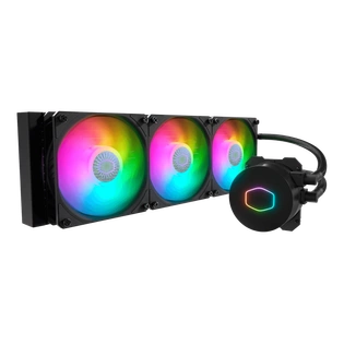 Cooler Master MasterLiquid ML360L ARGB V2 CPU Liquid Cooler - Black | Support Intel & AMD CPU Socket AM5, AM4, AM3, LGA1700, 1200, 2066, 1151 | 3rd Gen Dual Chamber Pump | 360mm Close-Loop AIO