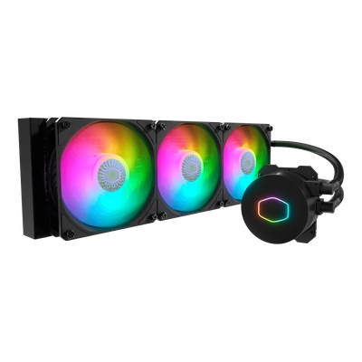 Cooler Master MasterLiquid ML360L ARGB V2 CPU Liquid Cooler - Black | Support Intel & AMD CPU Socket AM5, AM4, AM3, LGA1700, 1200, 2066, 1151 | 3rd Gen Dual Chamber Pump | 360mm Close-Loop AIO