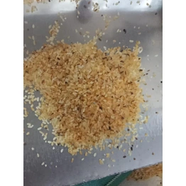 Discoloured rejected rice