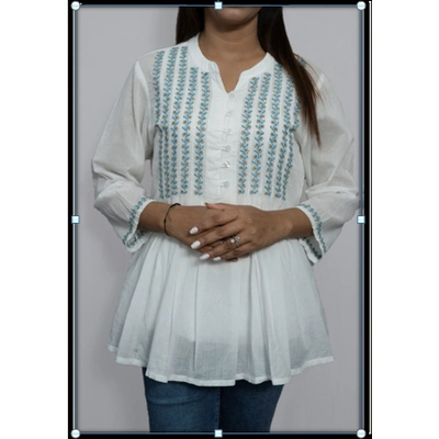 KURTI LUCKNOWAI CHIKANKAARI COTTON