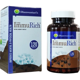 DHANWANTRI DISTRIBUTORS PRIVATE LTD IMMURICH (COW COLUSTROM) 120 CAPSULE SUPER FOOD CUM SUPER POWER MEDICINENDS