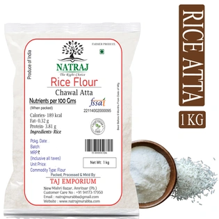 NATRAJ THE RIGHT CHOICE RICE ATTA 1KG