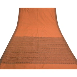 Sanskriti Vintage Sarees Blend Cotton Hand Woven Bomkai Sari Premium Fabric, PS-57370