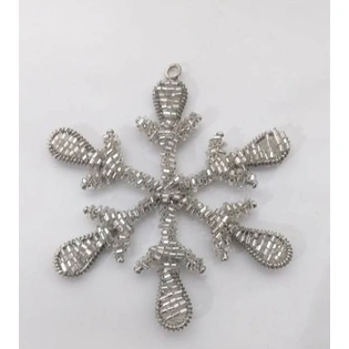 Handmade Iron and Glass Snow Flake I RH-CH07