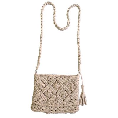 JFS Global Trade Macrame Cotton Bag-MCP05