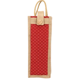 Jute Water Bottle Bag-WBJB02