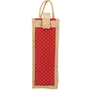 Jute Water Bottle Bag-WBJB02