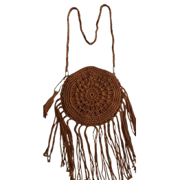 Macrame Cotton Round Bag-MRP03