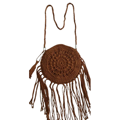 Macrame Cotton Round Bag-MRP03