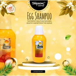 Egg Shampoo by Simpsons with Egg Protein-Anti Hair Fall Shampoo