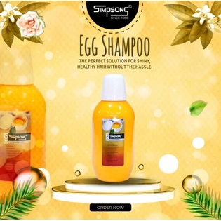 Egg Shampoo by Simpsons with Egg Protein-Anti Hair Fall Shampoo