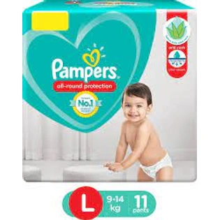 Pampers Pants Large 11 (9 - 14Kg) Lotion With ALOEVERA