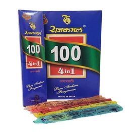 Rajkamal 4in1 Incense sticks Pack Of 12 Packets.