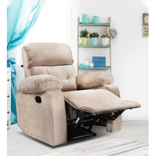 Helios Single Seater Motorized Recliner for Living Room (Beige,DIY)