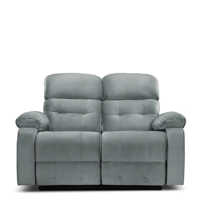 Avion Two Seats Manual Recliner for Living Room (Grey,DIY)