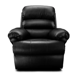 Quotium Single Seater Manual Recliner for Living Room (Black,DIY)