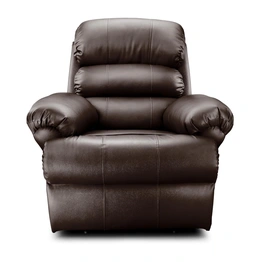 Quotium Single-Seater Manual Recliner for Living Room (Brown,DIY)