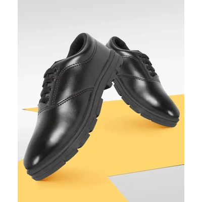 SCHOOL BIRDS Boys Black School Shoe