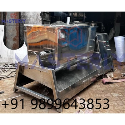 Ribbon Blender Machine Exporter from India 500 liter 200 kg mixer Tilting ribbon blender