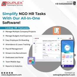 Duplex Technologies HRMS Software For Automate Your NGO Operations Service