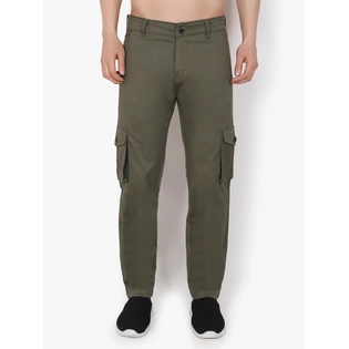 Men's Cotton Straight Fit Cargo Pants