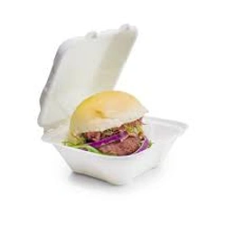 Bagasse Burger Box Packet of 50 Boxes