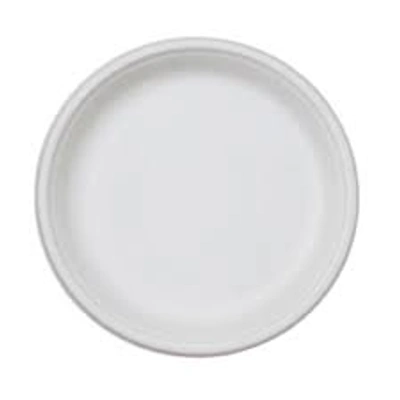 Bagasse 12" Plain Plate Packet of 50 Plates