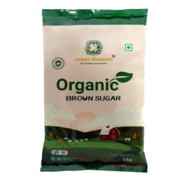 Organic Brown Sugar - 1 Kg (Pack of 1) I Green Blossom