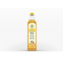 Organic Groundnut Oil ( Kachi Ghani) - 1 Ltr (Pack of 1) I Green Blossom