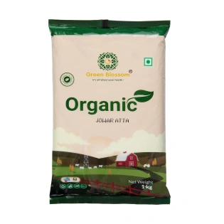 Organic Jowar Atta / Sorghum Flour - 10 Kg (Pack of 10, 1 Kg) I Green Blossom