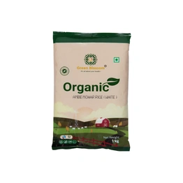 Organic Ambe Mohar Rice - 1 Kg (Pack of 1) I Green Blossom