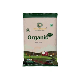 Organic Red Rice - 1 Kg (Pack of 1) I Green Blossom