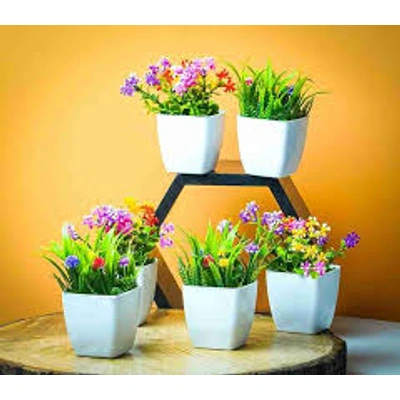 Artificial flower pots