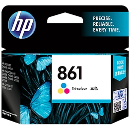 CB337ZZ HP 861 Tri-color Original Ink Cartridge