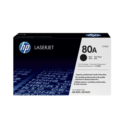 CF280A HP 80A Black Original LaserJet Toner Cartridge