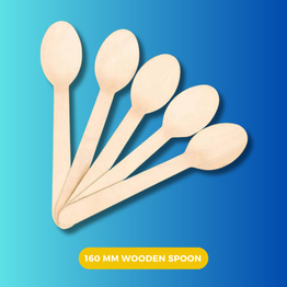 AMOOHI 140mm WOODEN SPOON