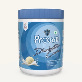 Pro360 Diabeticare Pro Nutritional Protein Supplement Powder for Diabetes Care Management - Vanilla Flavor 500gm