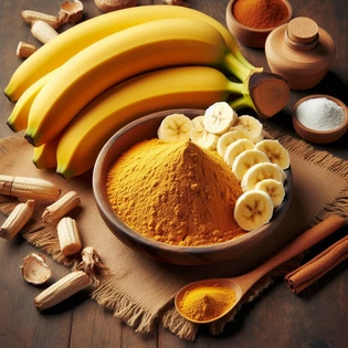 Natural Banana Powder - Pure Natural & Organic