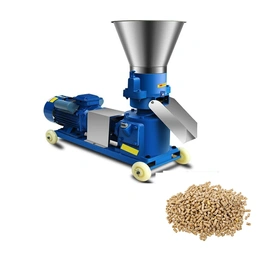 Fish Feed Pellet Making Machine 60 70Kgs Per Hr With Finished Goods