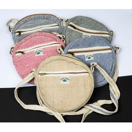 Hemp circel Bag