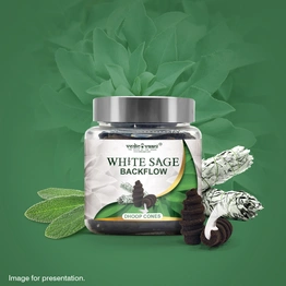 White Sage Backflow Dhoop Cones