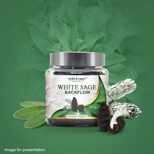 White Sage Backflow Dhoop Cones