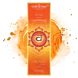 Vedic Vaani™ Svadhishthana Sacral Chakra Incense Sticks