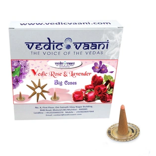 Vedic Rose & Lavender Big Cones