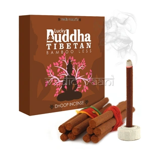 Lucky Buddha Tibetan Bamboo Less Dhoop Incense