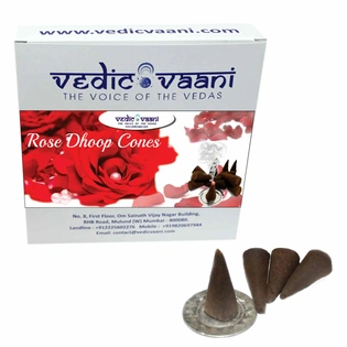 Rose Dhoop Cones