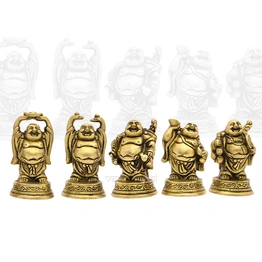 Fengshui Laughing Buddha - Set of 5