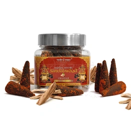 Natural Mysore Sandalwood Chandan Premium Dhoop Cones